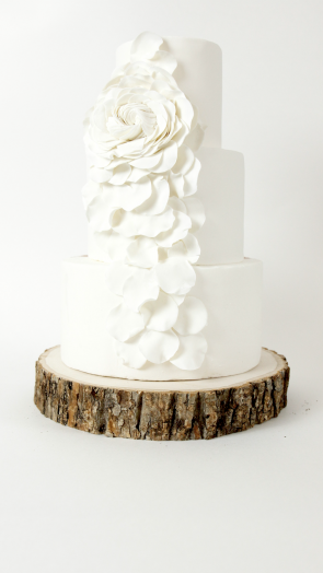 3 tier Elegant with flowers